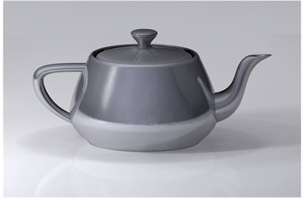 metal teapot